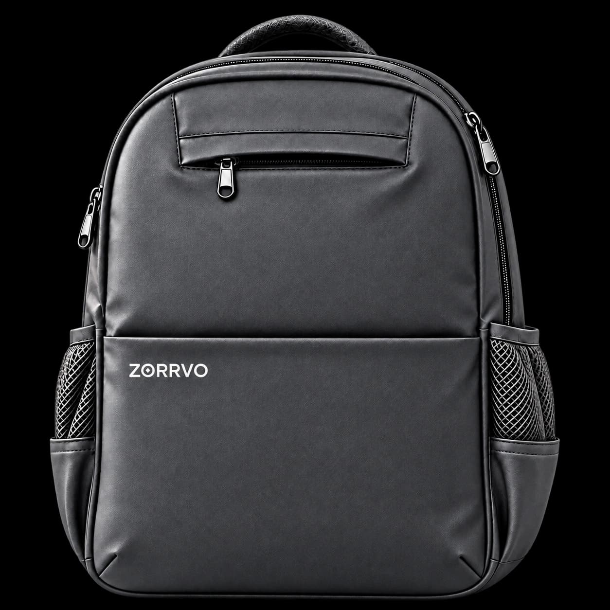 Heather Gray Zorrvo Apex backpack front view